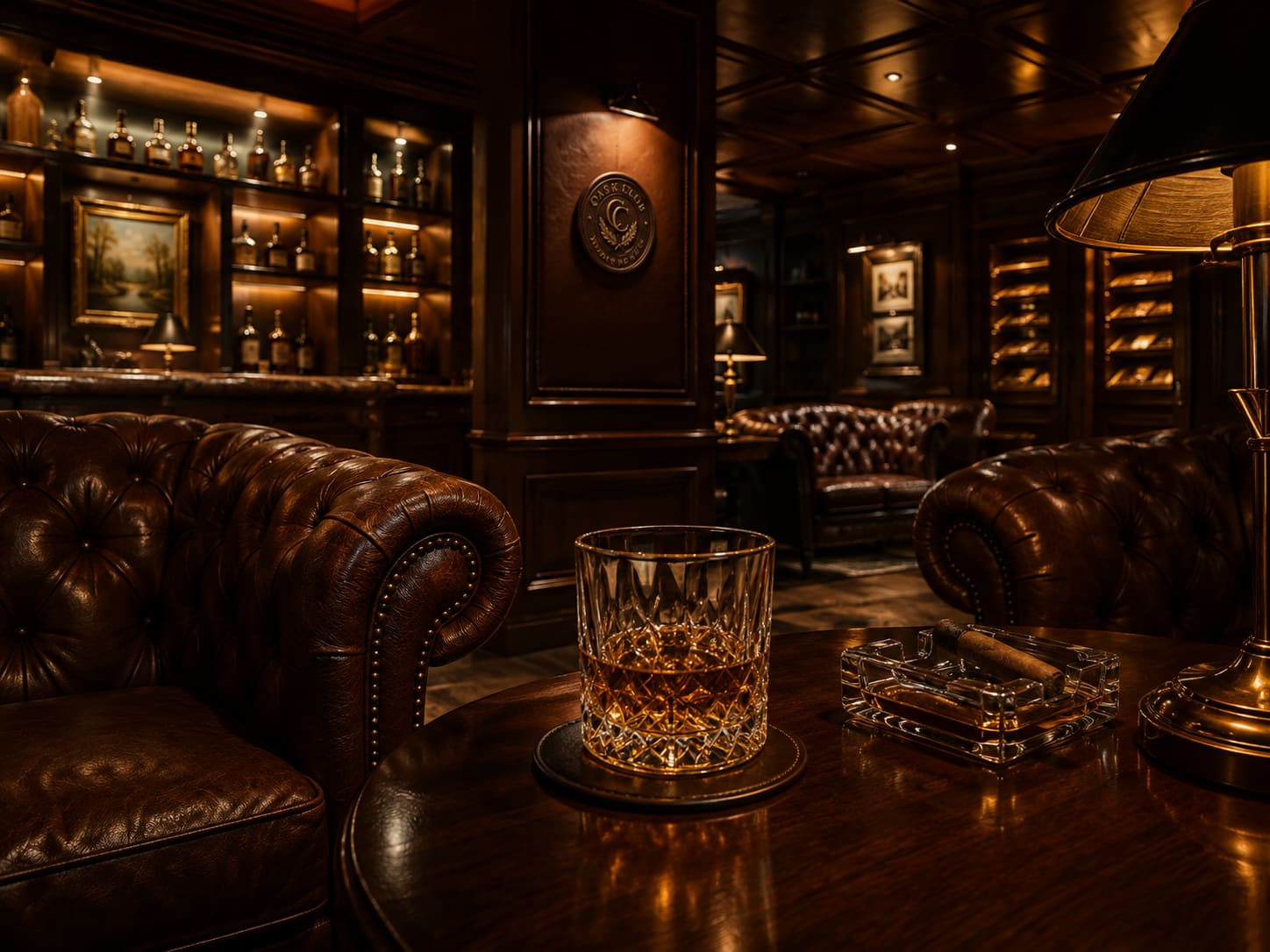 Private Cask Club members lounge